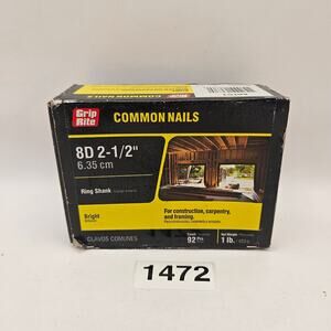 GRIP RITE COMMON NAILS 8D 2-1/2